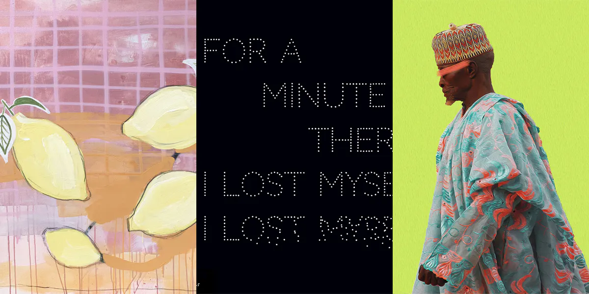 Left to right: Phoebe Boddy, DEX, Vanessa Endeley. Images © The Other Art Fair 