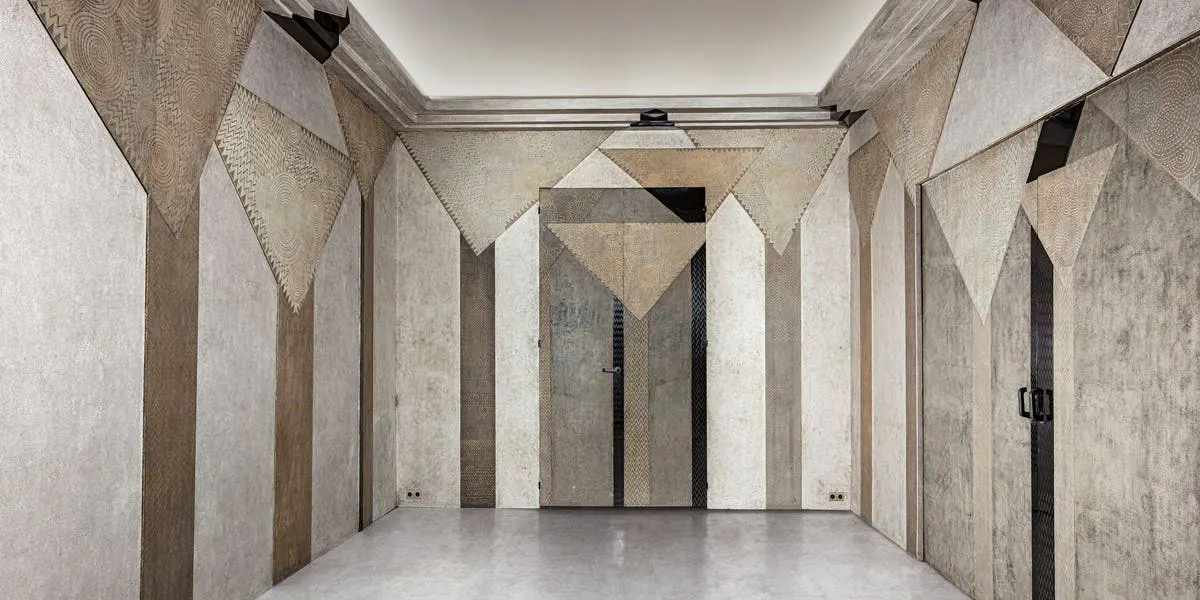 Jean Dunand, Rauchsalon "Les Palmiers" für die Wohnung von Colette Aboucaya, Paris 1930-36 | Foto: © Phillips (Detail)
