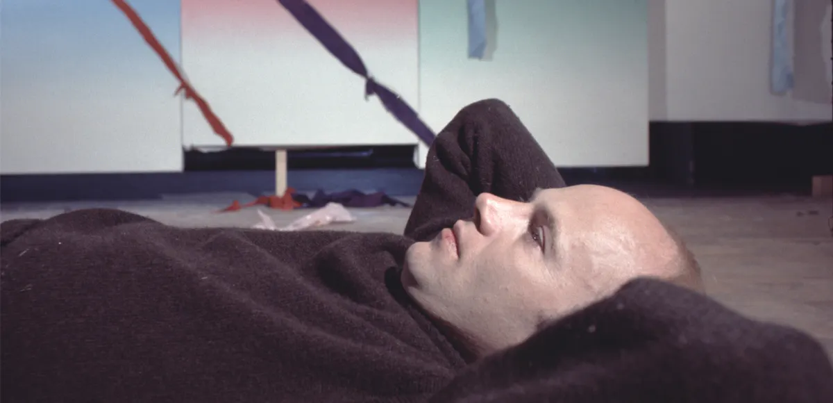James Rosenquist, 1969. Foto av Jack Mitchell/Getty Images (detalj)
