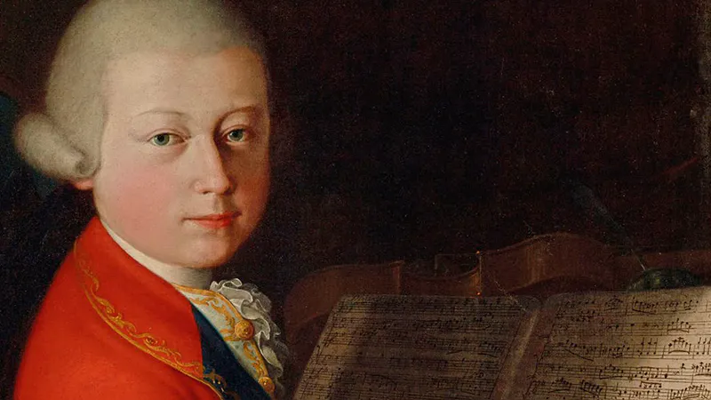 School of Verona, attributed to Giambettino Cignaroli (Salo, Verona 1706-1770), Portrait of Wolfgang Amadeus Mozart at the age of 13 in Verona (detail), 1770, picture © Christie's