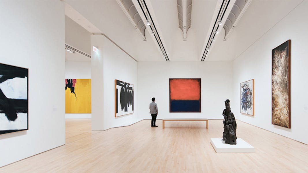 Музей современного искусства (MOMA), Нью-Йорк интерьер
