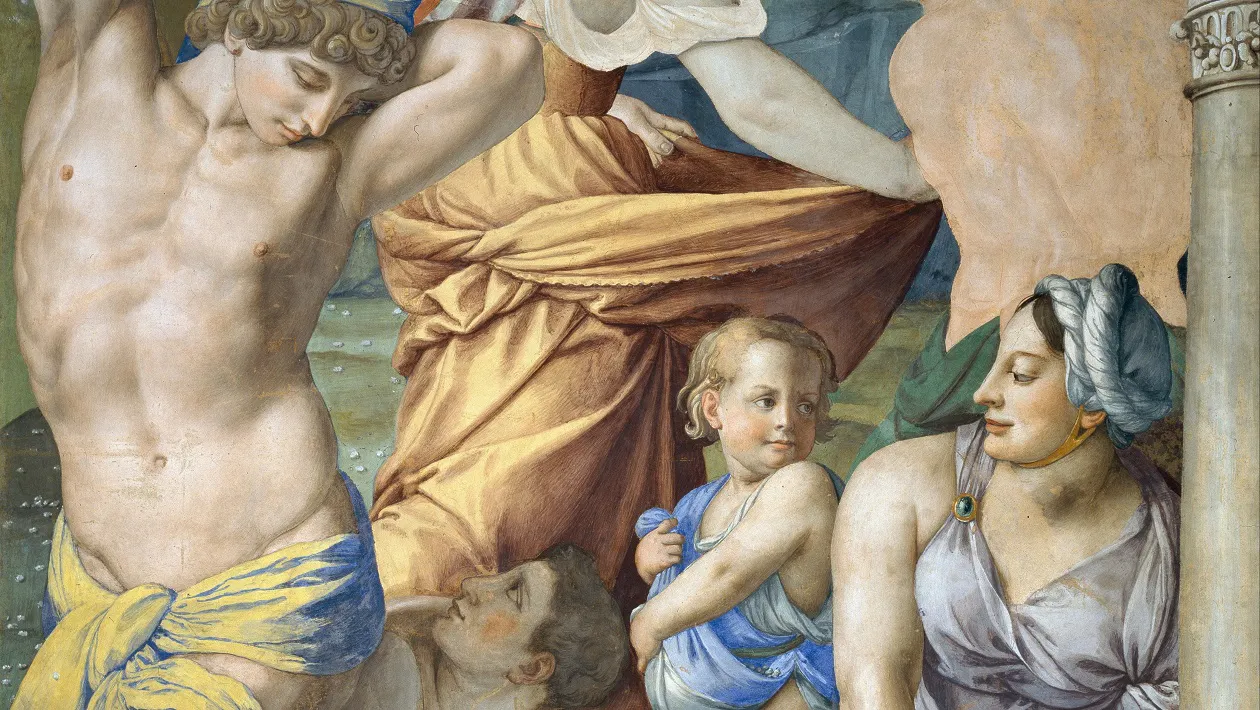 BRONZINO. Capilla de Leonor Álvarez de Toledo (detalle). Imagen vía: Wikipedia