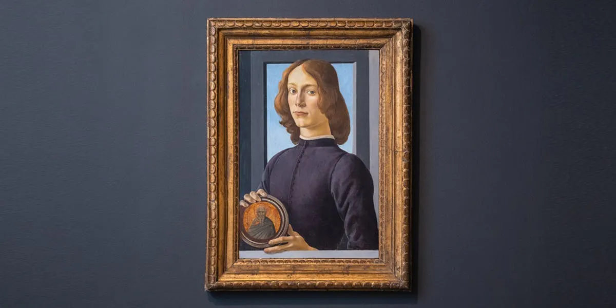 Sandro Botticelli, "Giovane che tiene in mano un tondello", 1470-80 circa | Foto: © Sotheby's