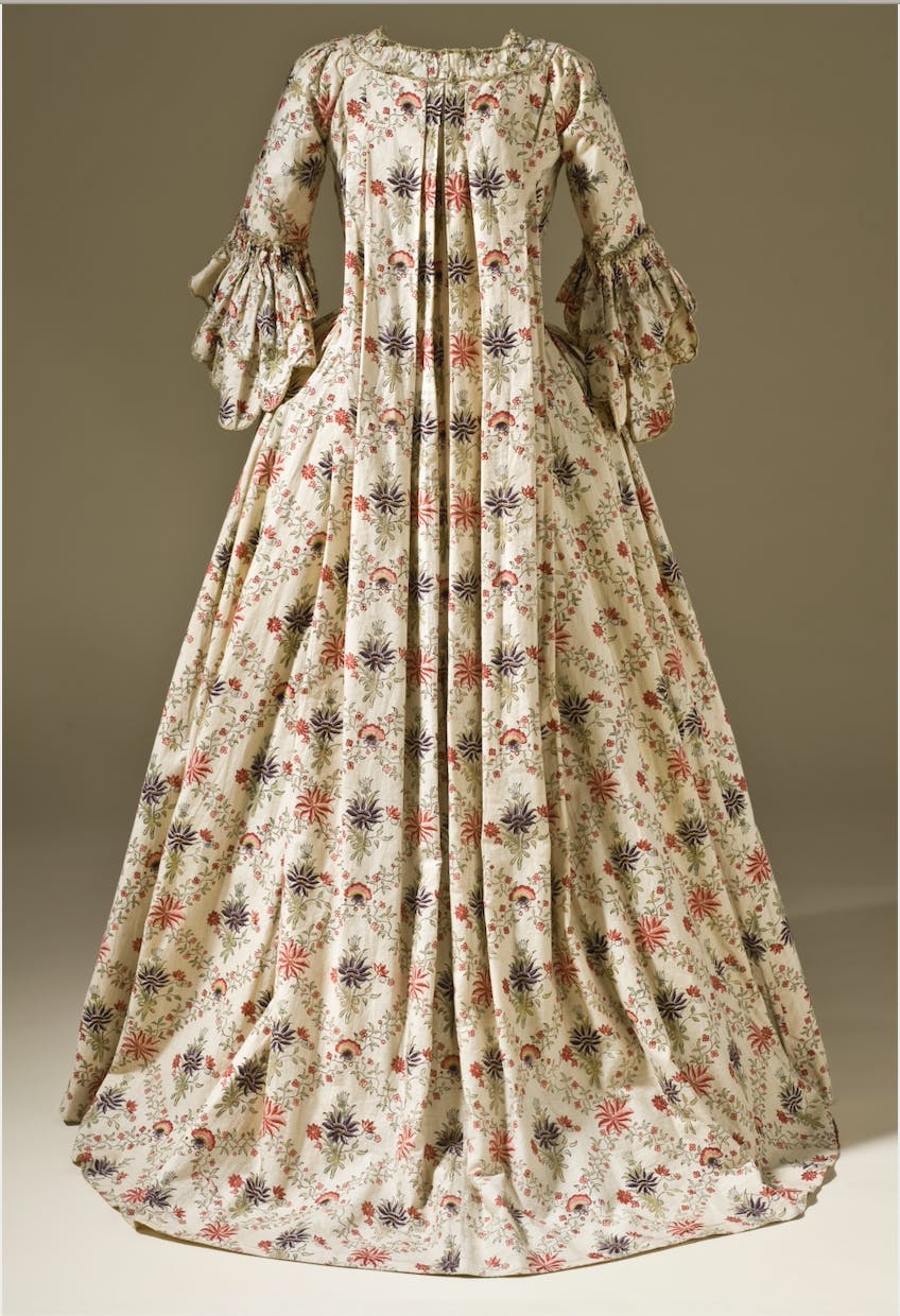 Frankrike, robe à la française, cirka 1770. Foto: Wiki Commons
