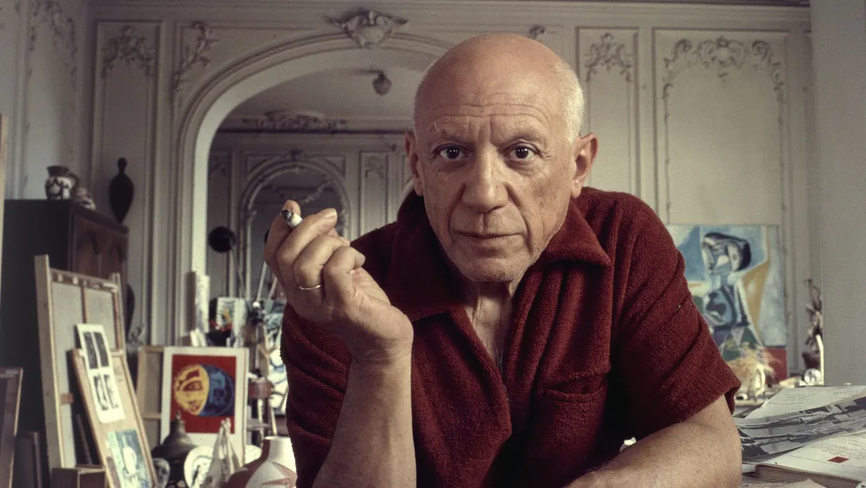 Pablo Picasso. Imagen vía: © Arnold Newman