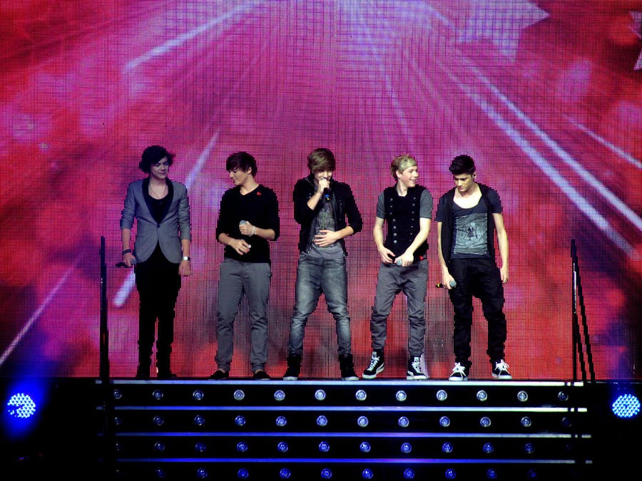 One Direction, The X Factor Live, SECC, Glasgow, 1 aprile 2011. Foto: Flickr: One Direction X Factor Live 121, autore Fiona McKinlay, con licenza CC BY-SA 2.0 CA 