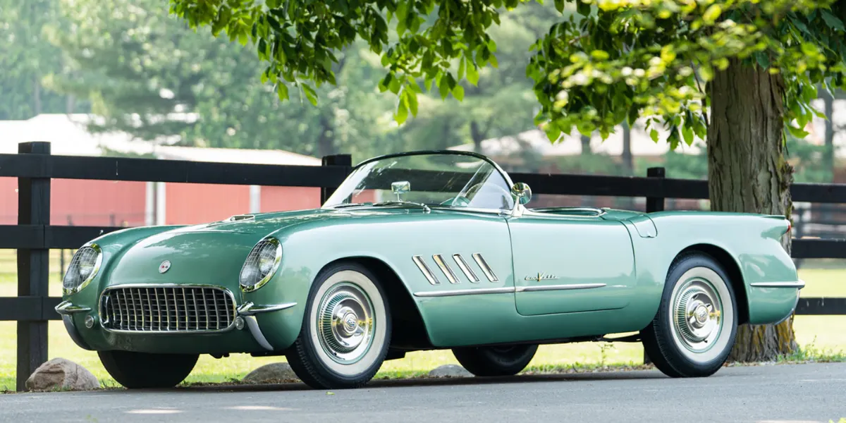 1954 Chevrolet Corvette S.O. 2151 Protoype. All images copyright and courtesy of Gooding & Company. Photos by Brian Henniker (detail)