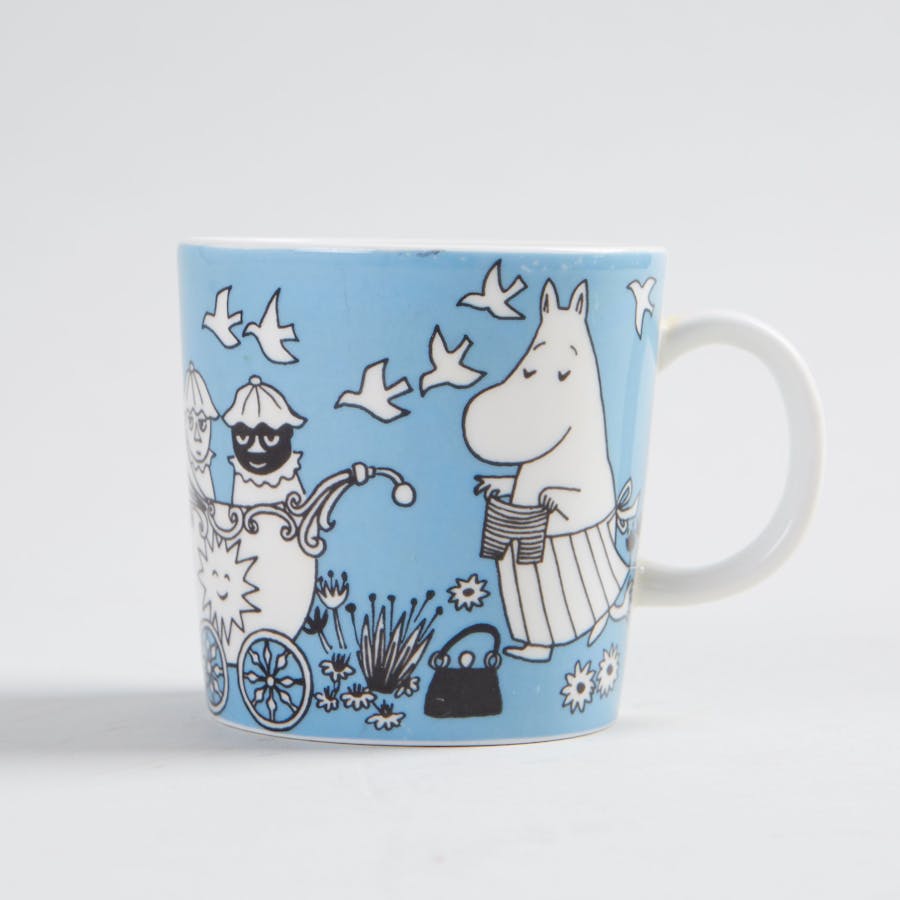 Muminmugg, 'Fred', i produktion 1996-2002. Foto © Stockholms Auktionsverk