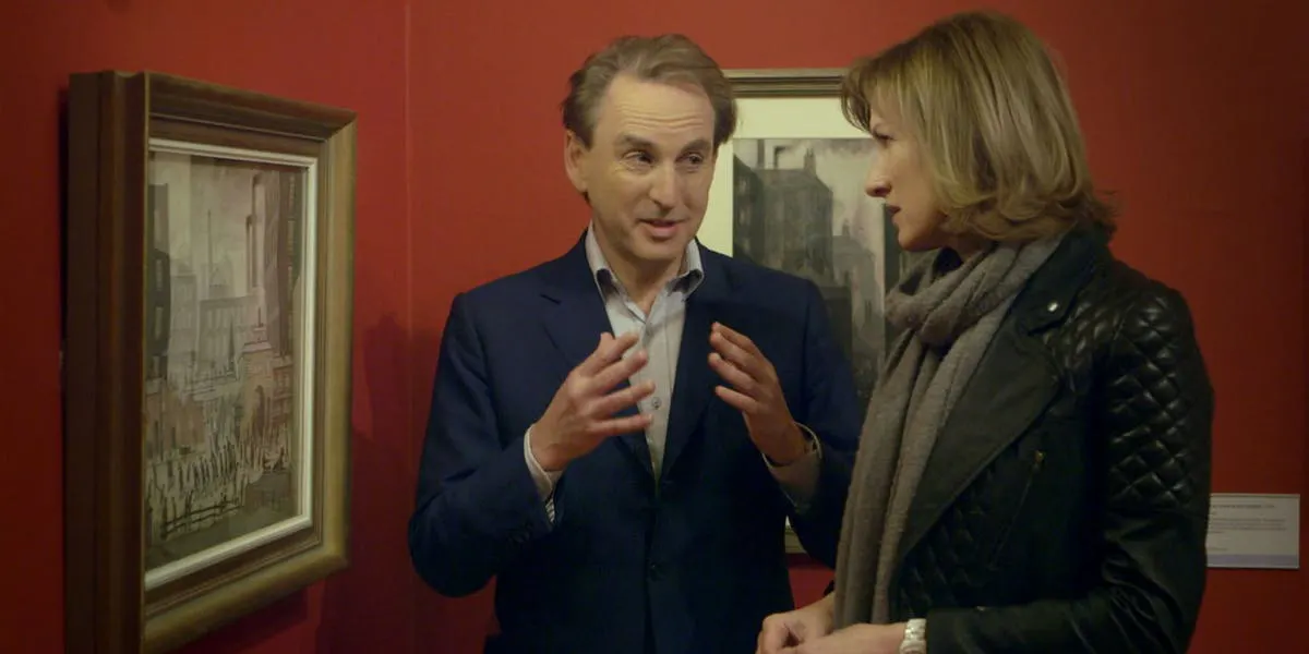 Fiona Bruce und Philip Mould in der BBC-Sendung "Fake or Fortune" | Foto: Netflix