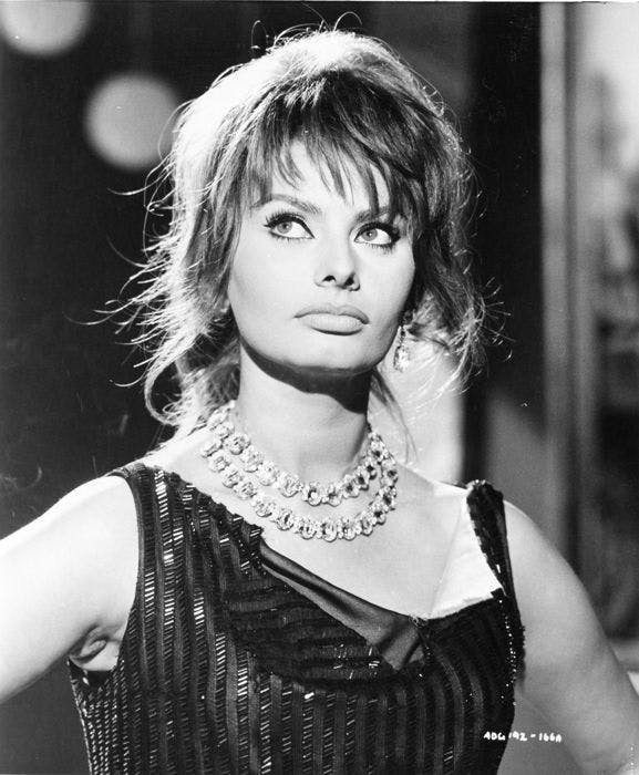 Sophia Loren år 1960. Foto: Catawiki.