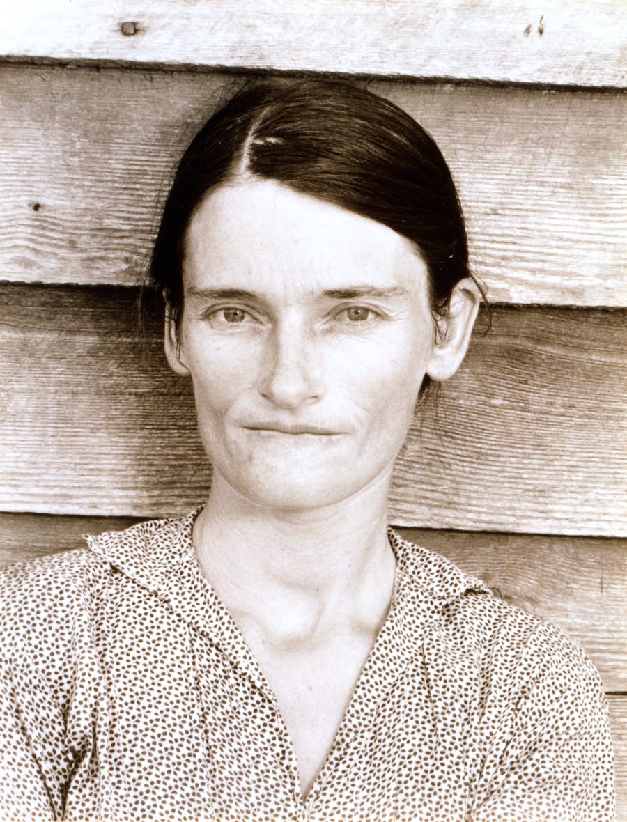 Allie Mae Burroughs by Walker Evans (Photo by VCG Wilson/Corbis via Getty Images)