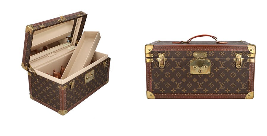 EPPLI, LOUIS VUITTON Cosmetic Case 'BOITE BOUTEILLES ET GLACE'.