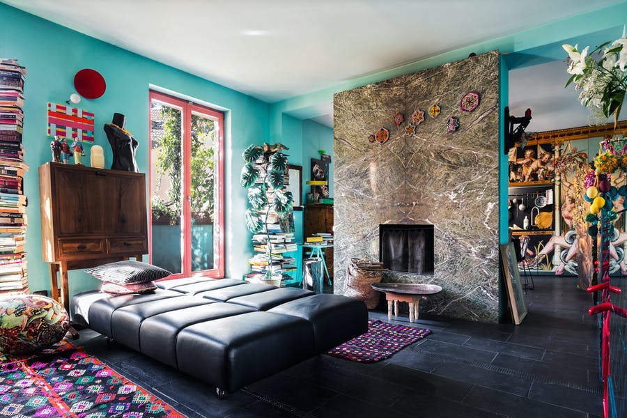 Inside a Designer's Punk-Inspired Italian Home