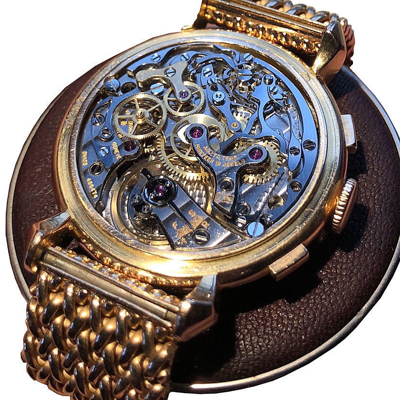 Vacheron &amp; Constantin Wristwatch in 18 kt Rose Gold, Geneva, c. 1948. Photo: Göteborgs Auktionsverk