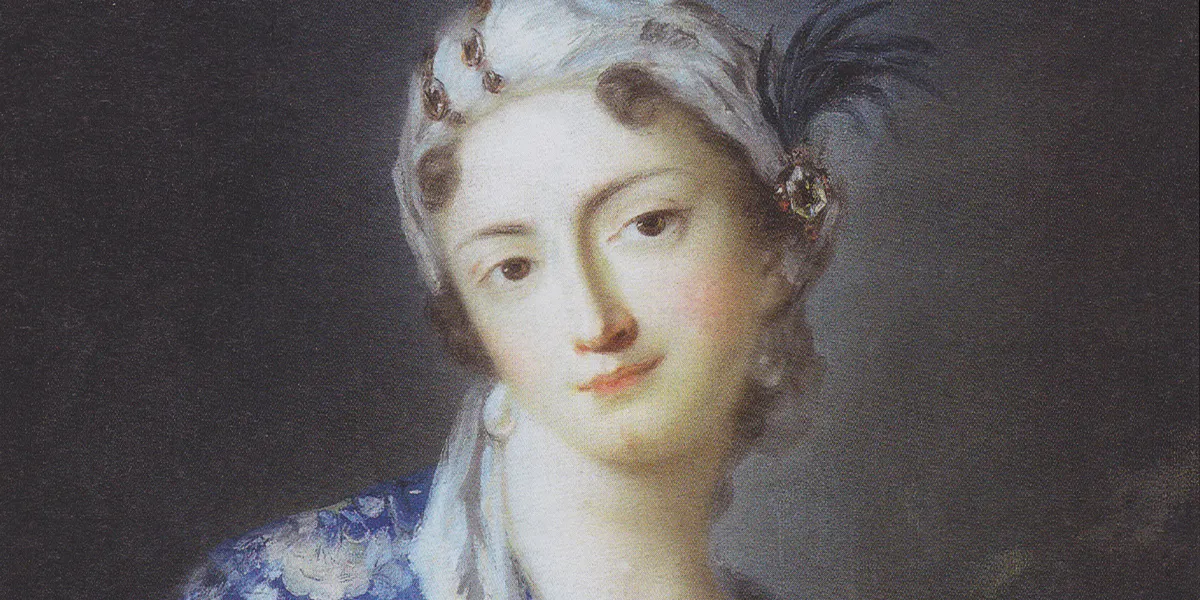 Rosalba Carriera (1675–1757), Donna in costume turco (Felicita Sartori), circa 1728-1741, pastello su tela, Uffizi, Palazzo Vecchio, Firenze. Immagine di dominio pubblico