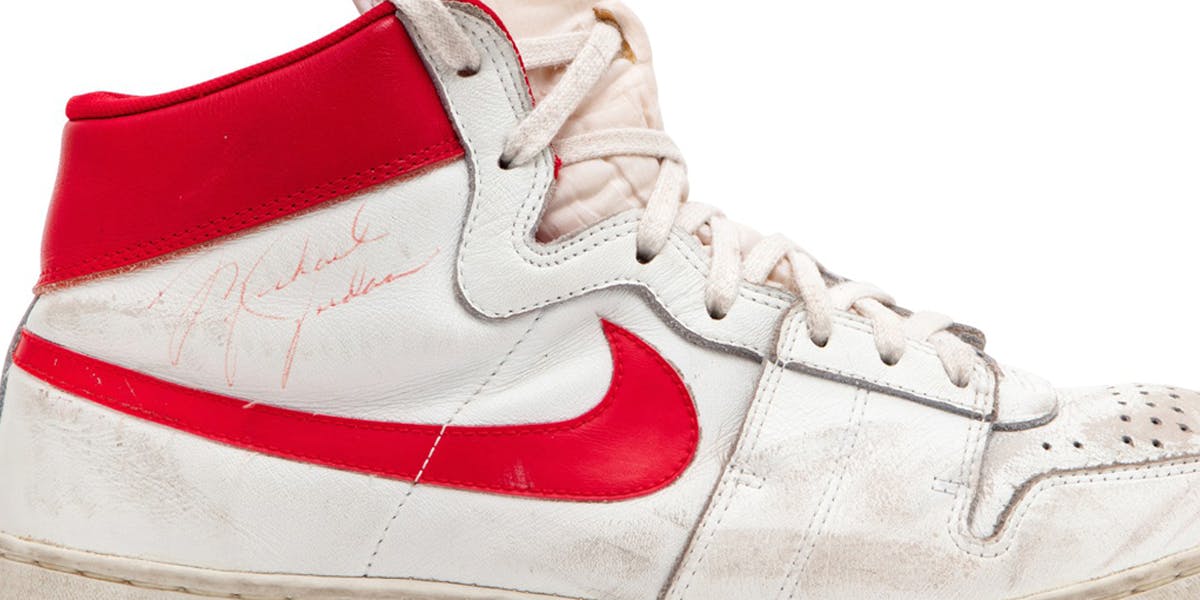 These Nike shoes are the most expensive trainers ever sold at an auction
