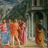 Tommaso Masaccio, Le Paiement du tribut, 1425, fresque, image CCØ