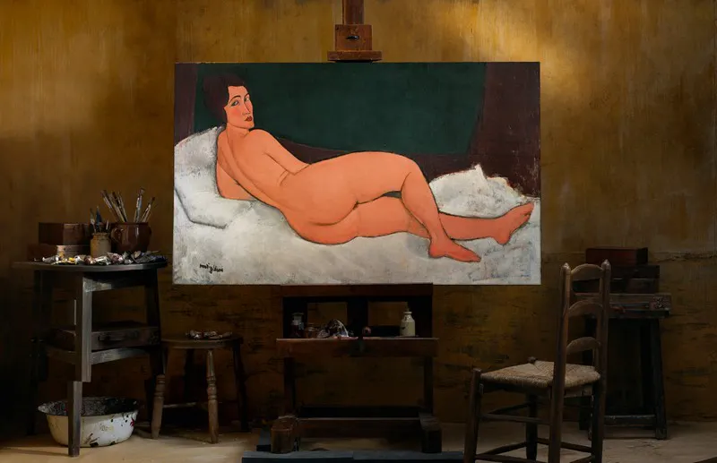 Amadeo Modigliani, ‘Nu couché (sur le côté gauche), 1917. Bild: Sotheby’s