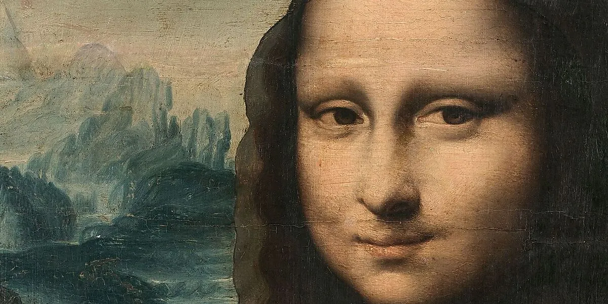French school after Leonardo da Vinci, ‘Portrait of Lisa Gheradini’ known as ‘La Joconde or Mona Lisa’, c. 1600, oil on oak panel, 74 x 52 cm (detail). Image © Artcurial