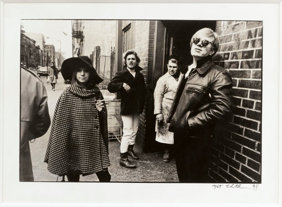 Nat Finkelstein (1933 - 2009), Andy Warhol’s Factory, Sussanah Campbell, Gerard Malanga, Butcher, 1964, silver print. Photo: Sotheby’s