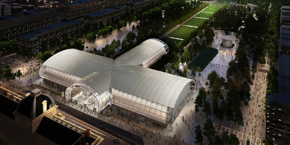 Grand Palais Ephemeral. Photo © Wilmotte & Associés Architects / Art Paris Art Fair (detail)