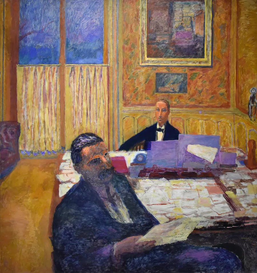 Pierre Bonnard (1867-1947), ‘The Brothers Bernheim-Jeune’, 1920, Musée d'Orsay, Paris. Photo public domain