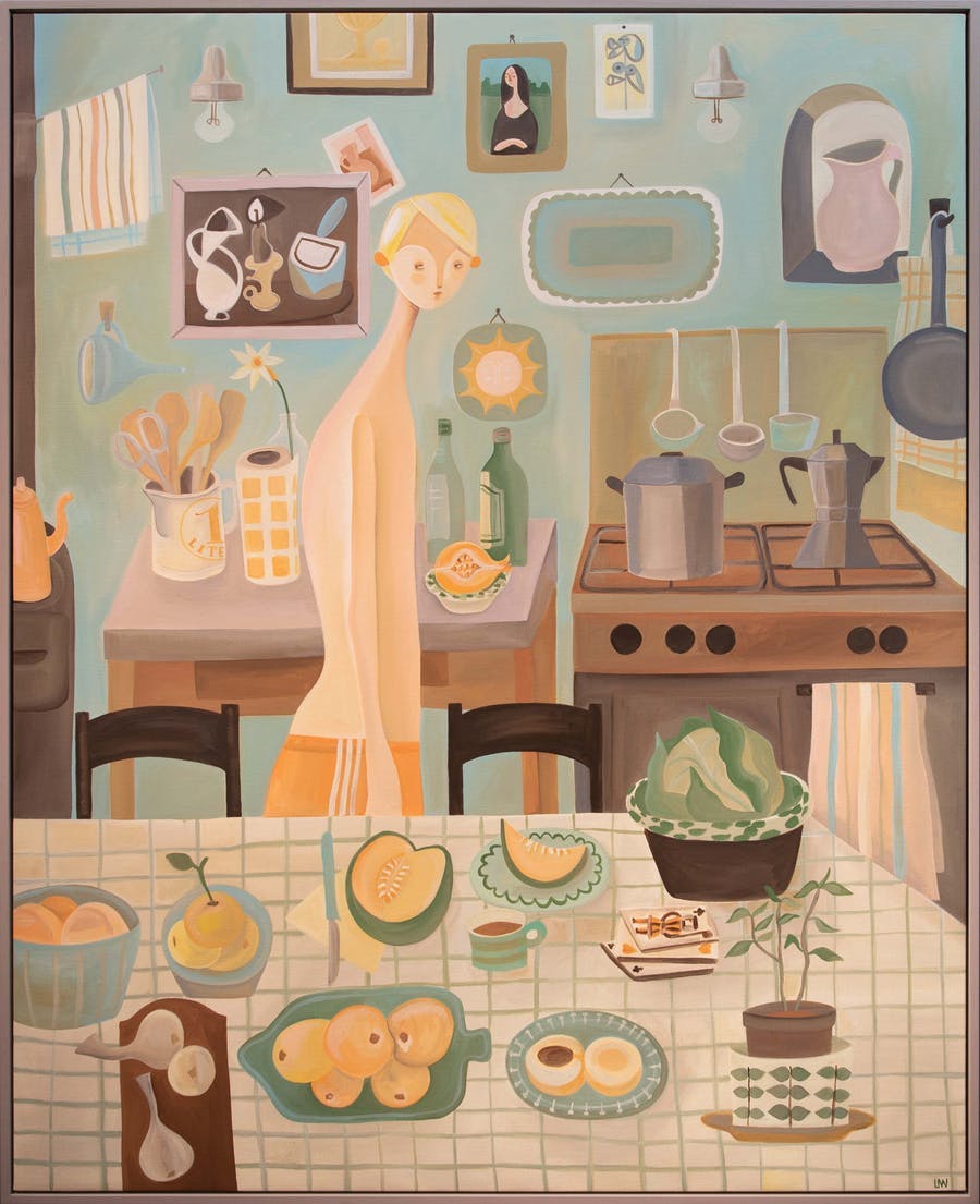 Liselotte Watkins, Wim, 2020, acrilico su tela, 160 x 130 cm. Foto: CFHILL 