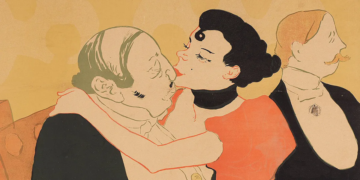 Henri de Toulouse-Lautrec, Reine de Joie (détail), lithographie en couleur, 1892 © Bukowskis