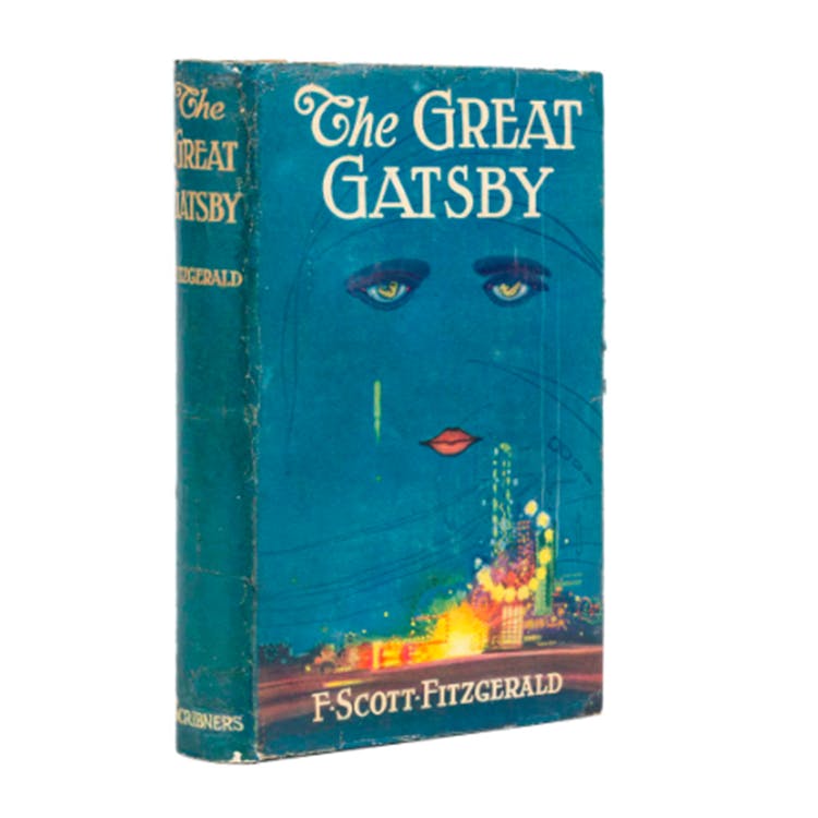 great gatsby book cover