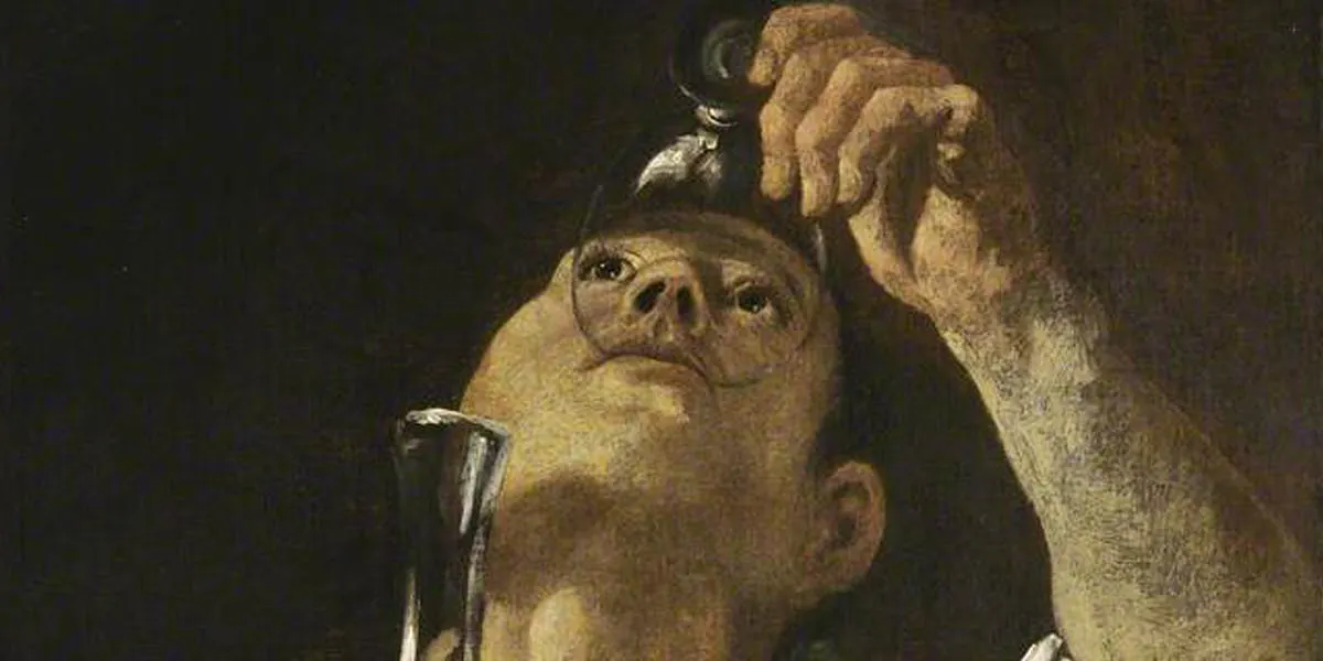 Annibale Carracci (1560–1609), Trinkender Junge | Foto: Christ Church, University of Oxford (Detail)