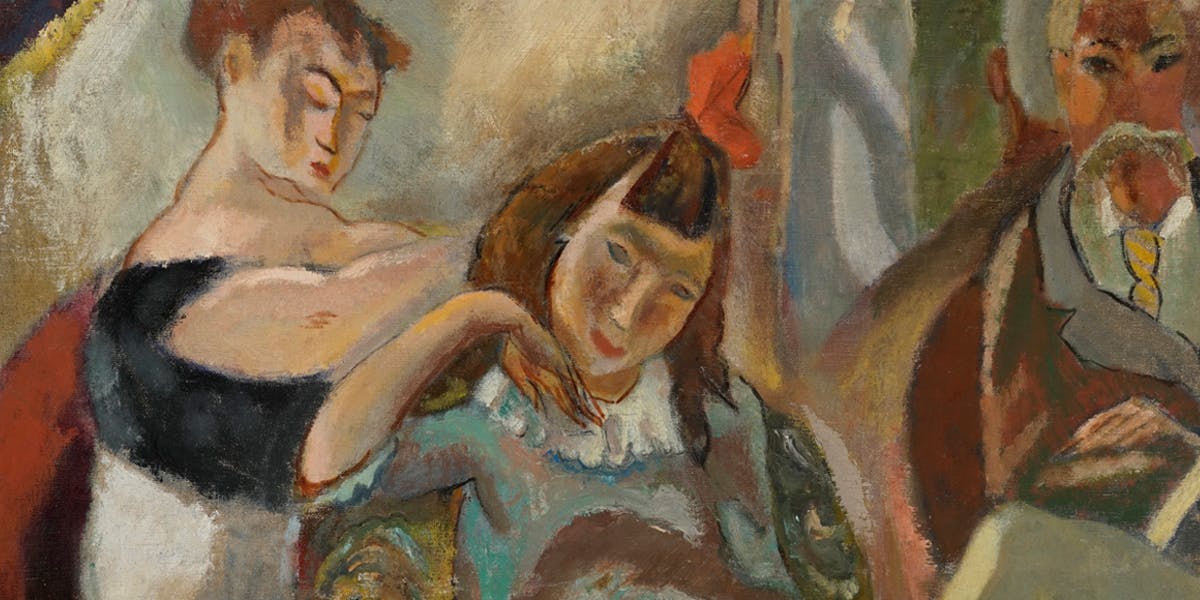 Jules Pascin, 'Family scene, Cuba', 1916, oljemålning. Foto © Rossini