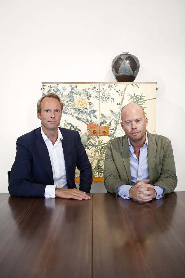 CEO Christopher Barnekow (to the right) together with editor-in-chief and co-founder Pontus Silfverstolpe (to the left).