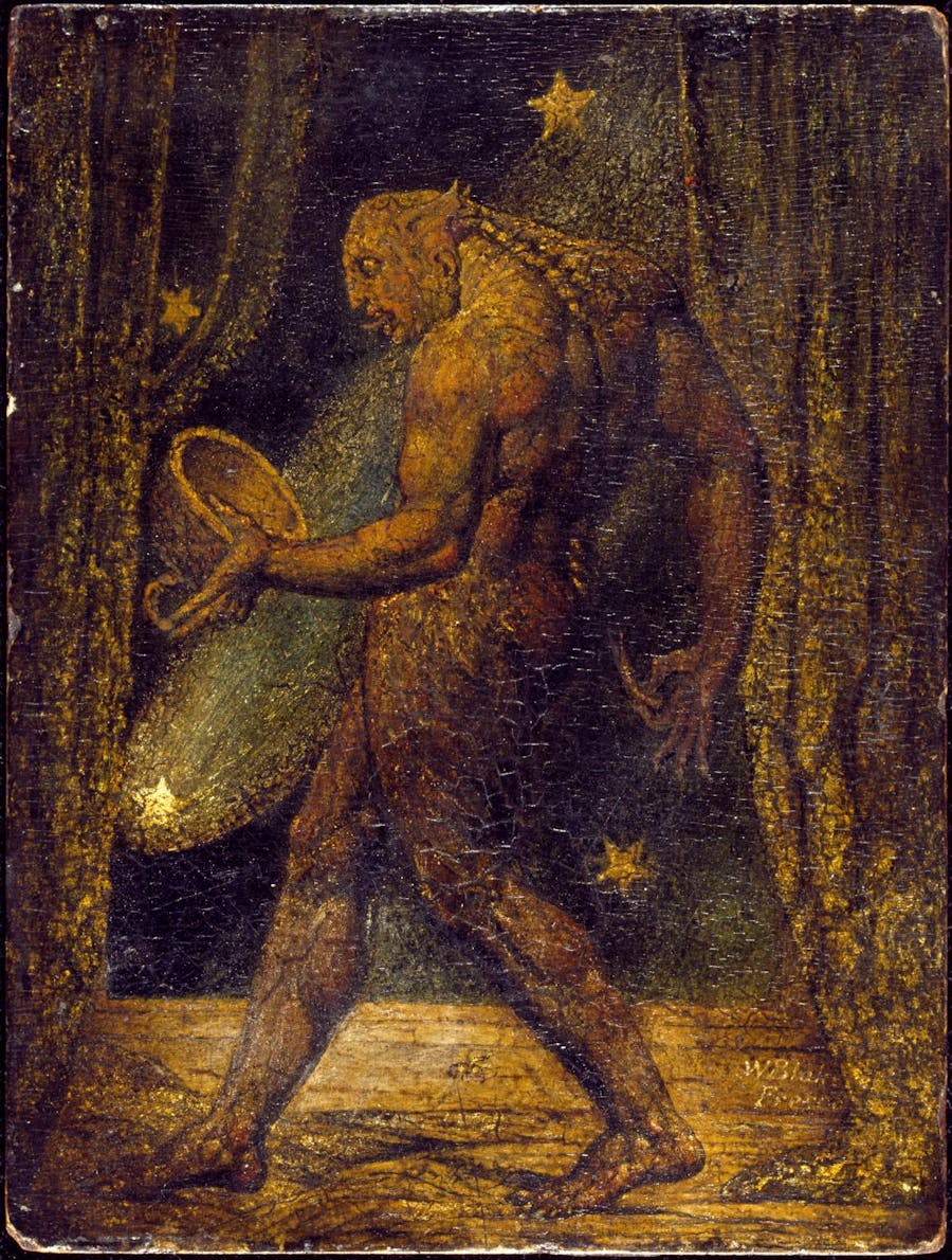 William Blake, The Ghost of a Flea, 1819/20. Public domain image