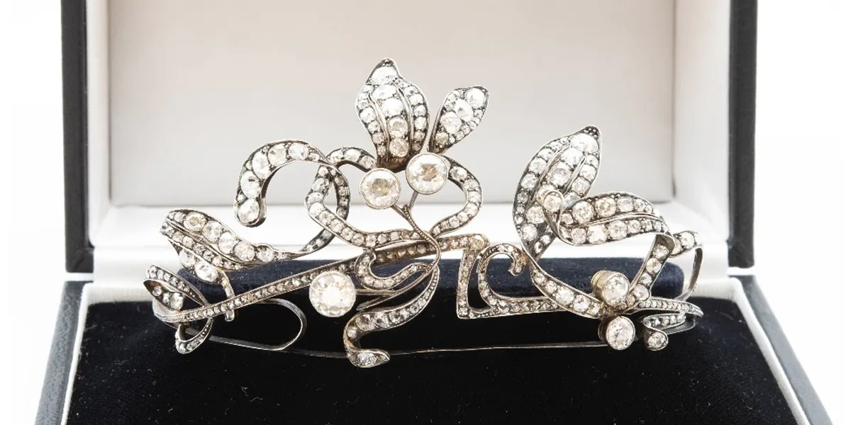 C. 1900 diamond tiara. Photos: Elstob & Elstob
