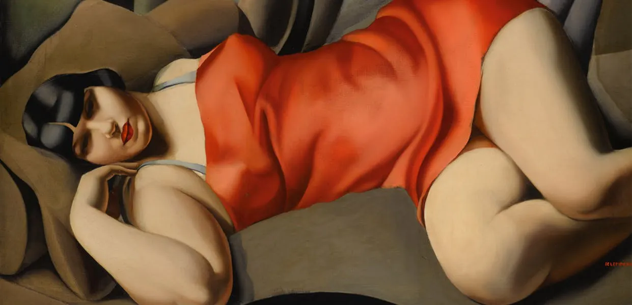 Tamara de Lempicka, La tunique rose, 1927 | Foto: © Sotheby's (Detail)