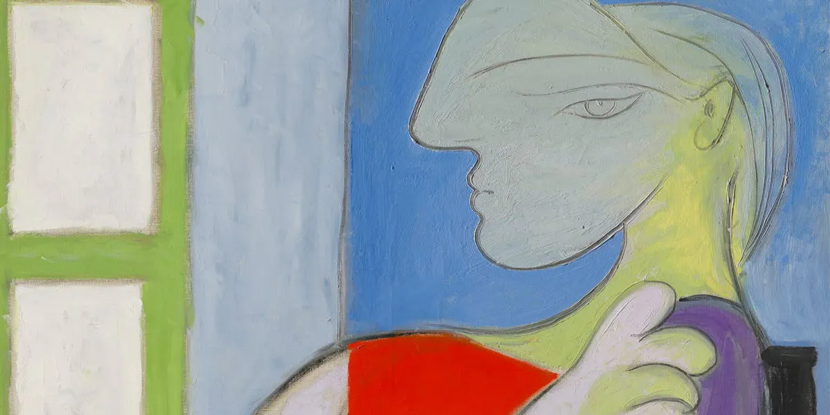 Pablo Picasso, ‘Femme assise près d'une fenêtre (Marie-Thérèse)’, oil on canvas (detail). Photo © Christie’s 