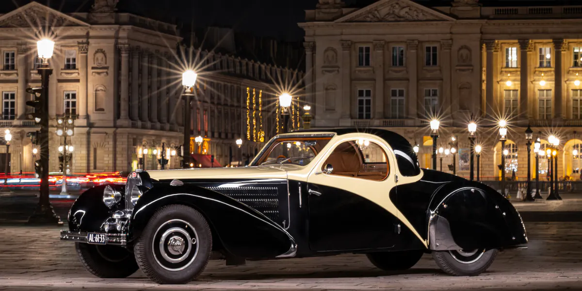 1935 Bugatti Type 57 Atalante (détail). Estimée 2 000 000 - 3 000 000 €. Photo Artcurial