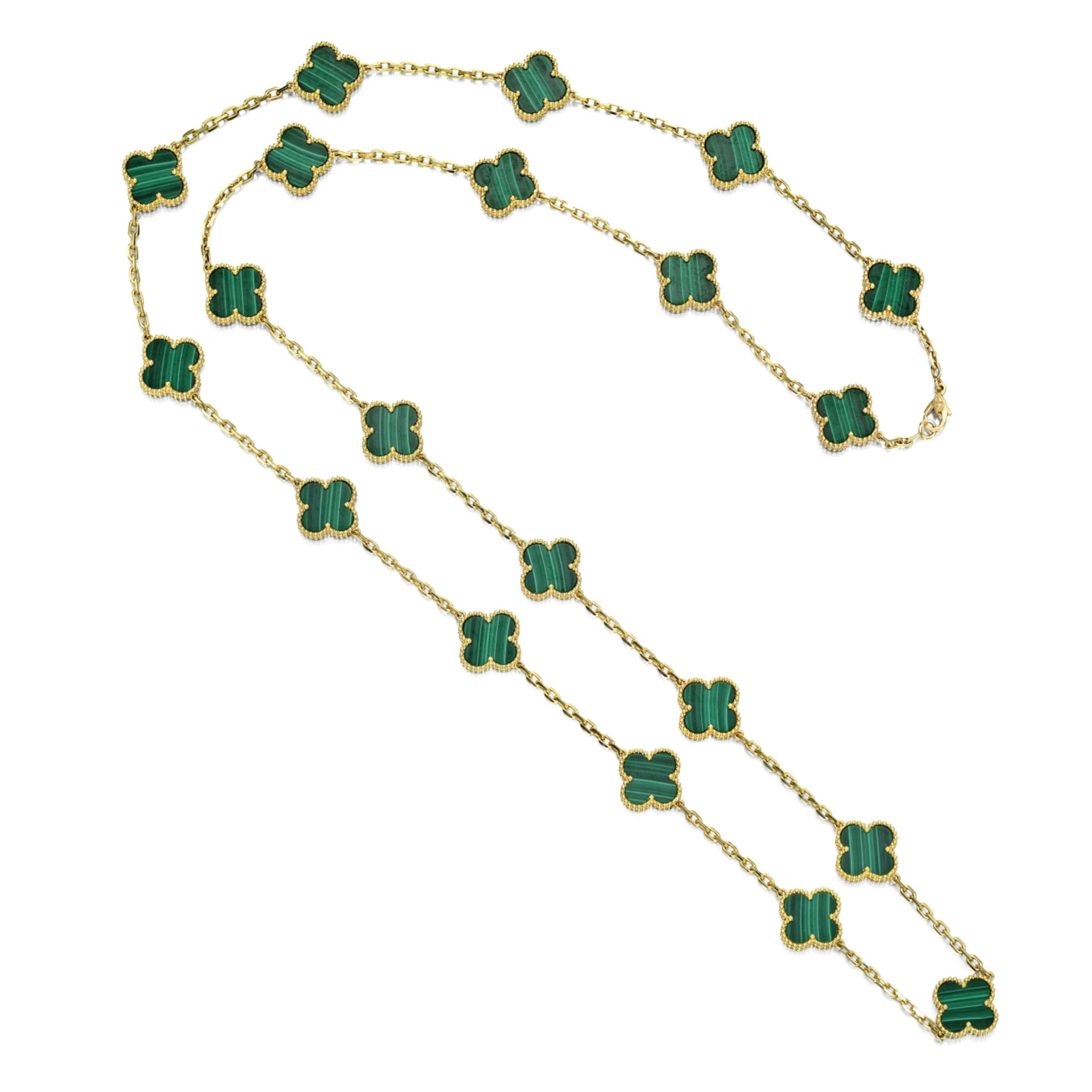 Van Cleef & Arpels Style Counter Four-Leaf Clover Necklace – El