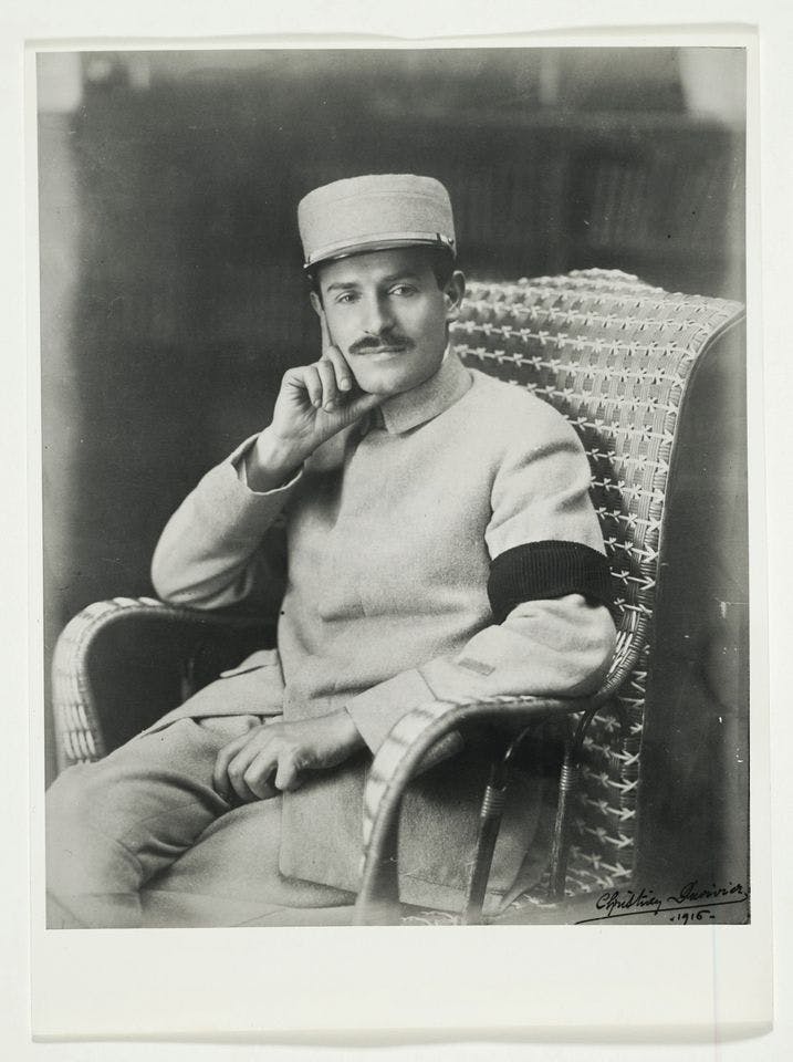 Portrait of René Gimpel taken in 1916, image © René Gimpel Succession, via The Art Newspaper