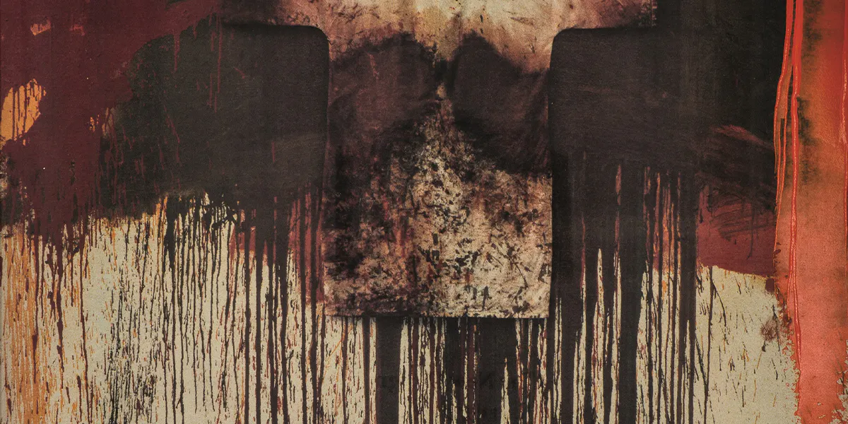 Hermann Nitsch, Senza titolo 1991. Foto © Incanto Casa d'Aste e Galleria (dettaglio)