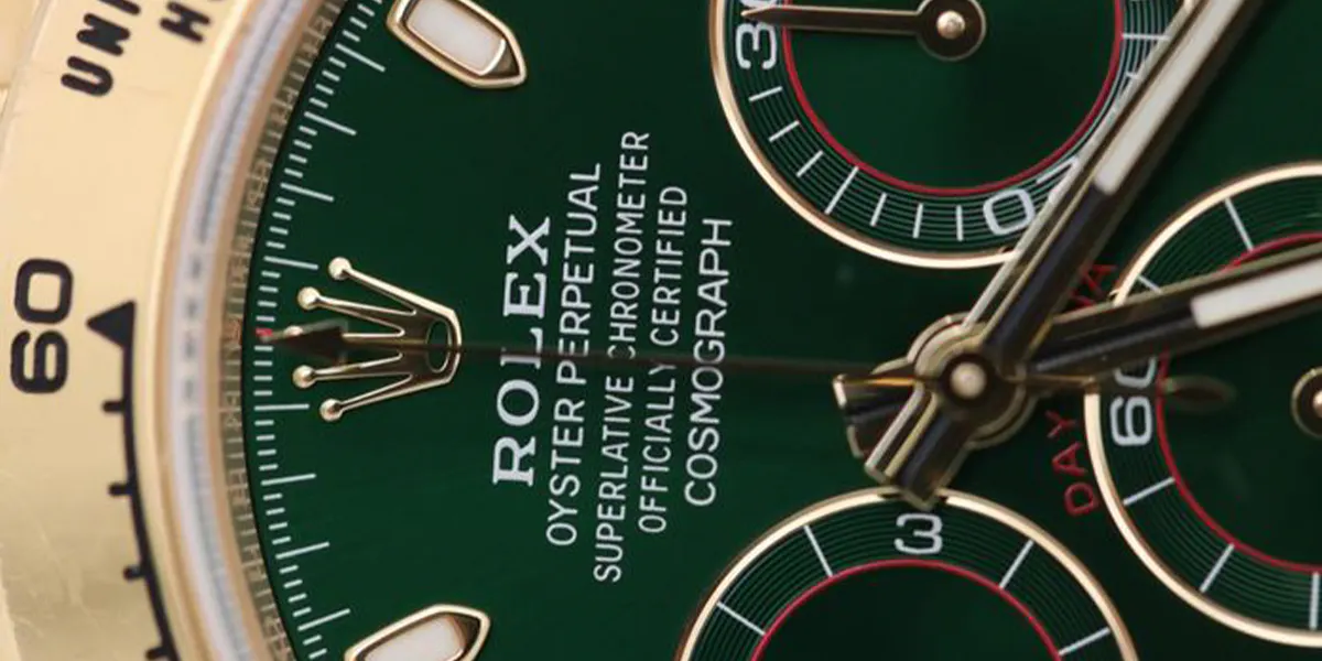 Orologio da uomo Rolex Daytona, Ref. 116508, 2017, oro giallo. Foto © Catawiki (dettaglio)