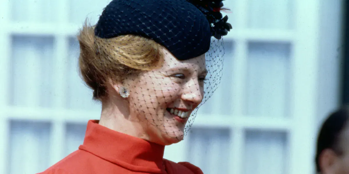 Portrait of Queen Margrethe II of Denmark. Photo: KEYSTONE-FRANCE/Gamma-Rapho via Getty Images (detail)
