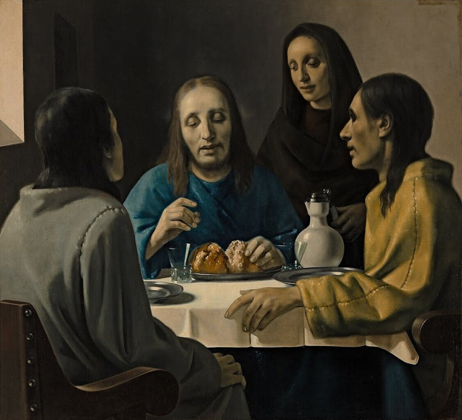 Han van Meegeren, Le souper à Emmaüs, 1937, Musée Boijmans Van Beuningen, Rotterdam, image CCØ