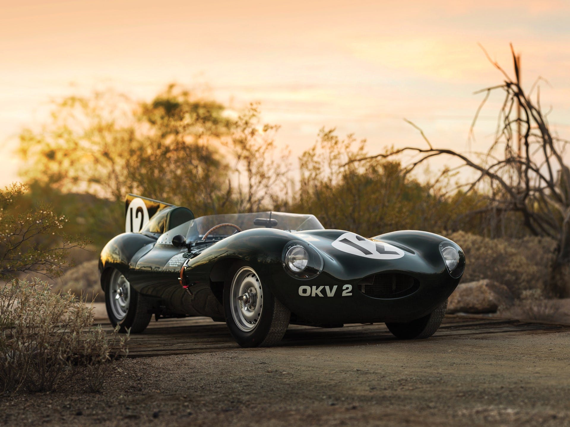 The 1954 Jaguar D-Type Works, sold 2018 for £8,868,000. Photo: RM Sotheby’s via Barneby’s Price Bank
