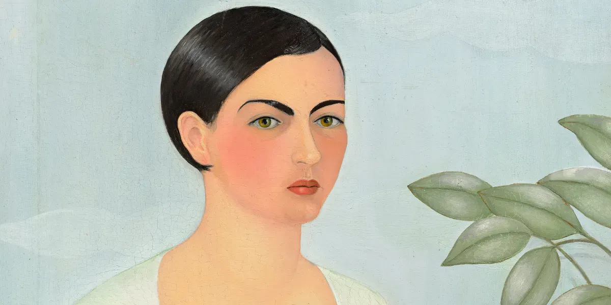 Frida Kahlo (1907-1954), Ritratto di Cristina, mia sorella. 1928, olio su tavola. Immagine © Christie's (dettaglio)