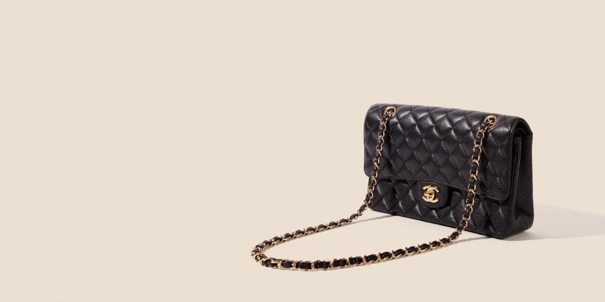 black chanel with silver hardware bag