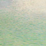 Gustav Klimt (1862-1918), Island in the Attersee, 1901/02, signed, oil/canvas, 100.5 x 100.5 cm. Image © Sotheby's (detail)