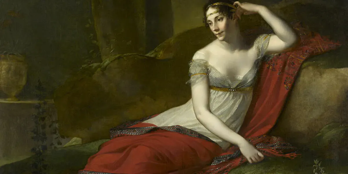 Pierre Paul Prud'hon (1758-1823), Imperatrice Giuseppina, 1805 circa, olio/dipinto, 244 x 179 cm, Musée du Louvre, Parigi. Foto di pubblico dominio (dettaglio)