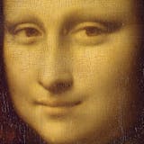 Léonard de Vinci, La Joconde, entre 1503 et 1506, huile sur bois de peuplier, (détail). Photo domaine public
