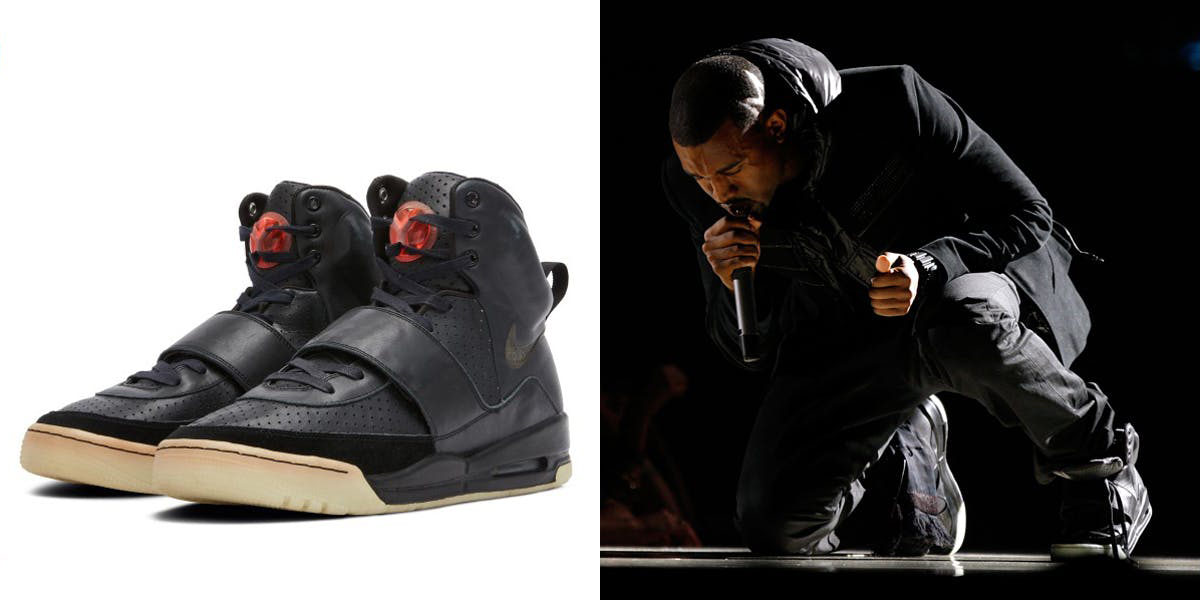 Air yeezy 1 black hotsell for sale